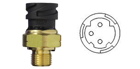 SENSOR PRESSAO AR IVECO DAF MAN MB 500 400 500 BM ACTROS ANTOS AROCS AXOR ACTROS ATEGO SCANIA