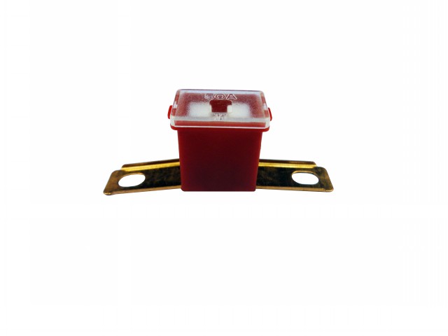 FUSIVEL HAL MIDI MACHO LATERAL 50A VERMELHO