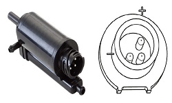 BOMBINHA AGUA CAMINHAO SERIE 4 MAN TGA TOUT TYPE 96> 1 SAIDA 24V