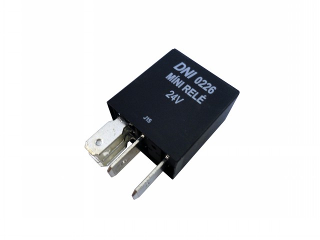 RELE MINI AUXILIAR REVERSOR 24V ONIBUS