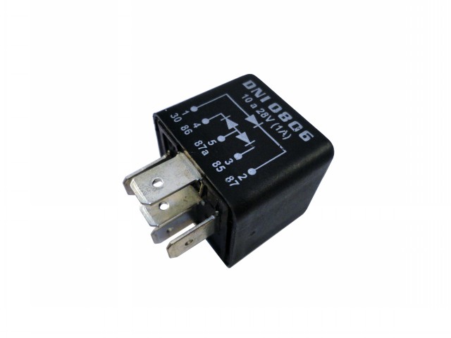 RELE CAIXA DE DIODO 5T C/SUP 10/28V 1A MBB