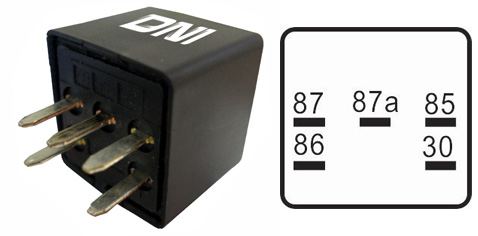 RELE AUXILIAR REVERSOR TERMINAIS AGULHA 40/30A GM SILVERADO 97> HYUNDAI / KIA MACK TRUCKS