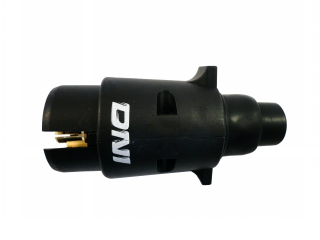 TOMADA PLASTICA P/CARRETINHA 6P MACHO PRETA