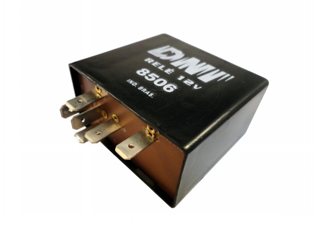 RELE AUXILIAR ACION TRAVA ELETR PT DT C/ SUP 12V 6T UNO ELB