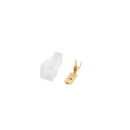 KIT CONECTOR LUVA + TERM MACHO 6,3MM