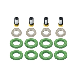 KIT FILTRO P/BICO INJETOR VEICULOS 4 BICOS MULTI POINT FIAT FORD