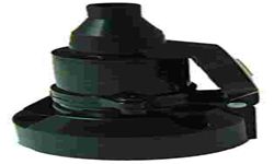 TOMADA PLASTICA P/CARRETINHA 6P COMPLETA PRETA