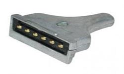 TOMADA BAQUELITE RETANGULAR 7P MACHO