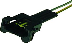 CHICOTE BULDOG 2 VIAS PORTA FEMEA MONTADO 15CM CABO 2 VIAS TERMINAL:  2.5MM