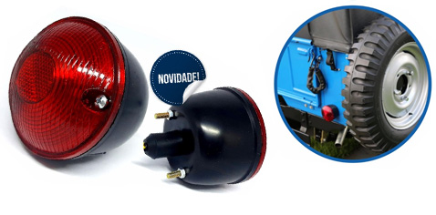 LANTERNA TS JEEP CARCAÇA NYLON S/VIGIA COMPLETA VM
