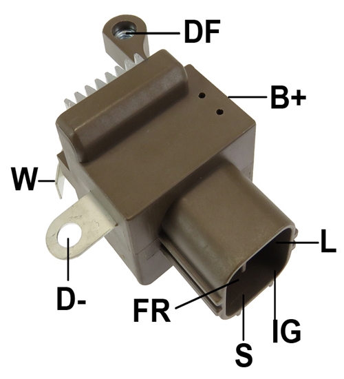 REGULADOR VOLT DENSO 14V TOYOTA COROLLA 1.8/2.0 2009> HILUX RAV4 2004>