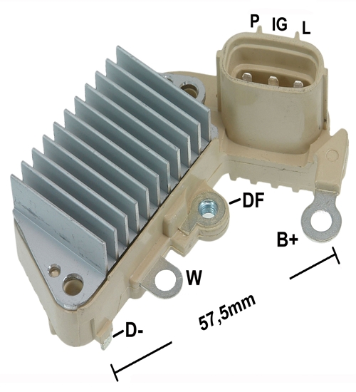 REGULADOR VOLT TOYOTA TERCEL 1.5 W/MT 12V