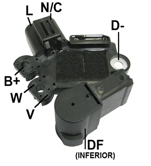 REGULADOR VOLT 14,4V HYUNDAI KIA SANTA FE 00> SONATA 98> TUCSON V6 09> HB20 1.0 12>15 SOUL 09>