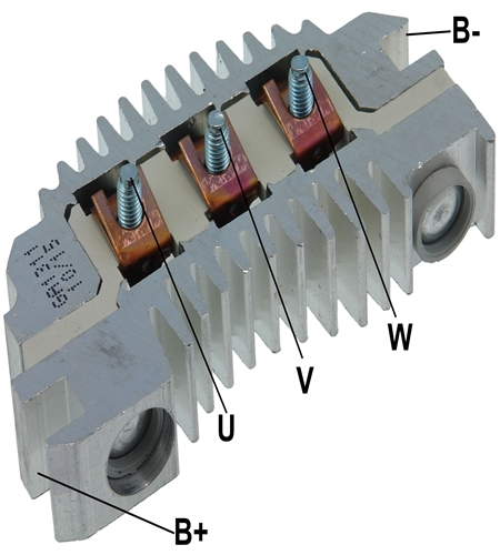 PLACA RETIFICADORA DR 65A GM MONZA