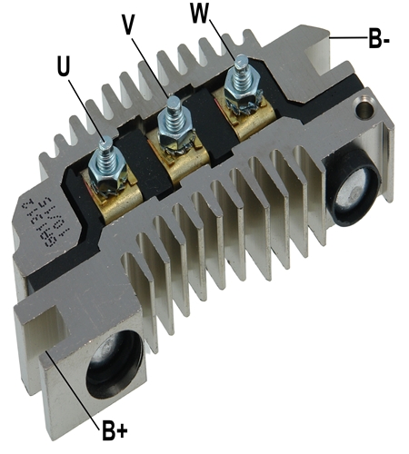 PLACA RETIFICADORA DR 65A GM CHEVETTE TDS 73>