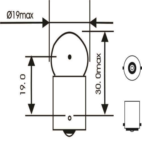 LAMPADA 067 12V 5W