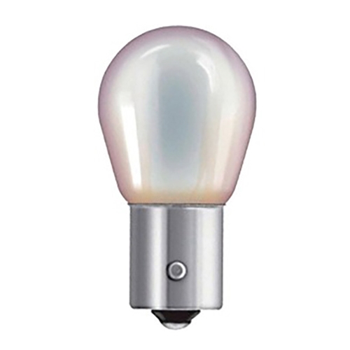 LAMPADA 1 POLO PINO EM V 12V PY21W 21W CROMO