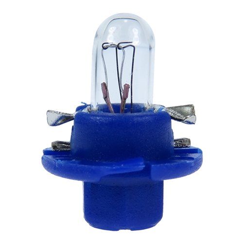 LAMPADA PAINEL 1.2W 12V BASE BX8.4D BULBO INCOLOR AZUL