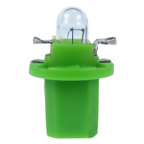 LAMPADA PAINEL 2W 12V BASE B8.5D BULBO INCOLOR VERDE