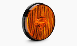 LANTERNA LATERAL LED BIVOLT SAIDA FIOS CARRETAS RANDON AMARELO