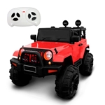 MINI CARRO ELETRICO INFANTIL 12V C/ CONTROLE VERMELHO