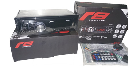 RADIO AUTOMOTIVO FM/AM MP3 BLUETOOTH USB/SD P2 15X4W RMS C/CONTROLE