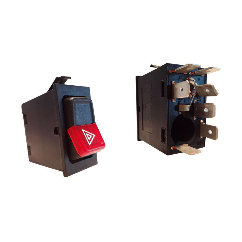 INTERRUPTOR PISCA ALERTA CAMINHAO VW 97/98 24V
