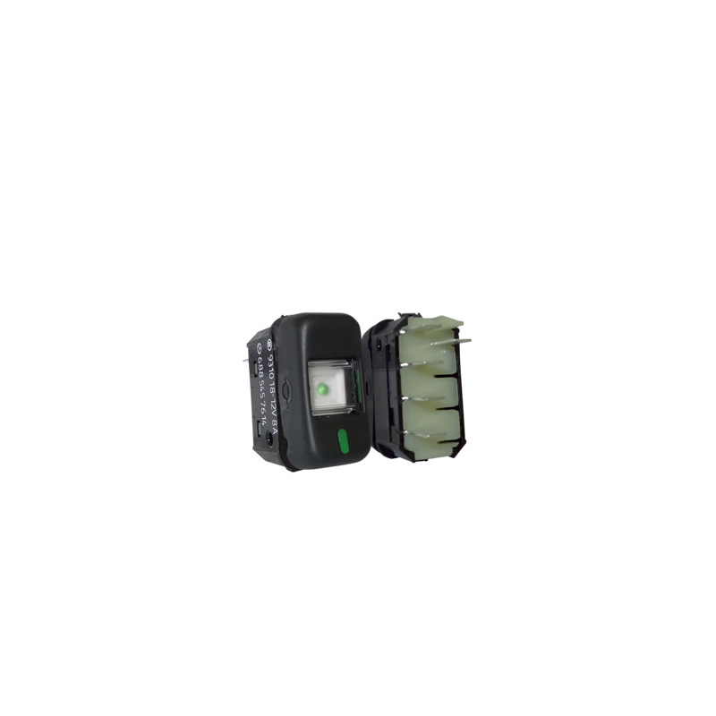 INTERRUPTOR MARCOPOLO CAMINHOES ONIBUS 88> 12V 1POSICAO 5TERMINAIS PRETO C/IND POSICAO