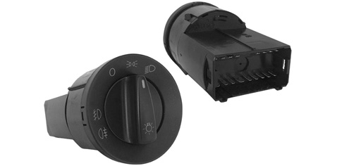 CHAVE LUZ VW GOL PARATI SAVEIRO DELIVERY MICRO ONIBUS C/ REOSTRATO/FAROL NEBLINA TRASEIRA/FRONTAL