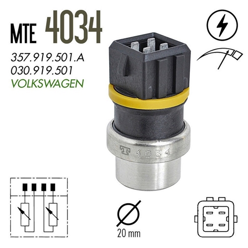 PLUG ELET GOL/PARATI 1.0 MI AT 8/16V >02 PRETO 4T