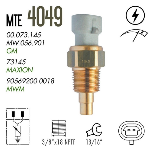 SENSOR TEMPERATURA SILVERADO 4/6CC 97/01
