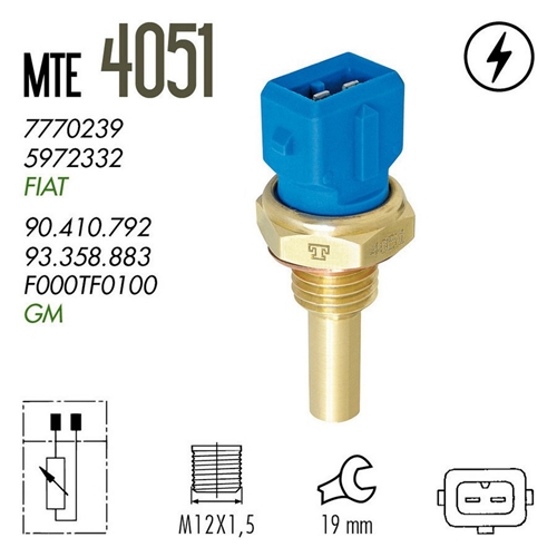 PLUG ELET CORSA 1.0/1.4 EFI 8V 94/96 AZUL 2T