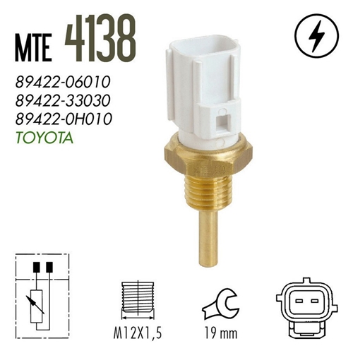 PLUG ELETRONICO AGUA COROLLA 1.6 16V 91/07 2T