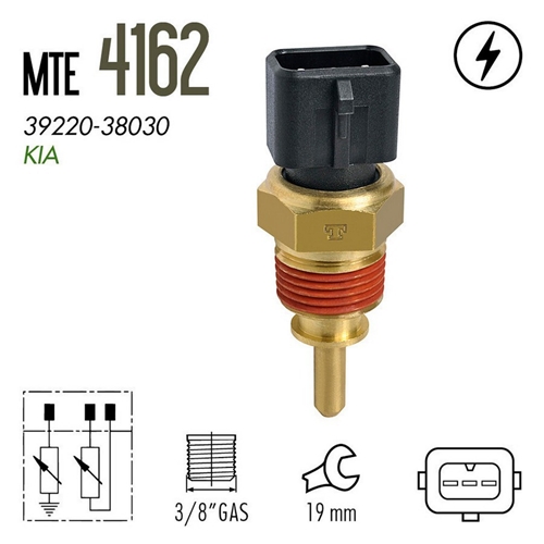 PLUG ELETRONICO AGUA HYUNDAI ELANTRA HB20 I30 TUCSON KIA CERATO PICANTO