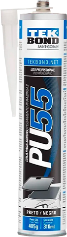 ADESIVO PU55 20 COLA PARABRISAS PRETO 405G – 310ML