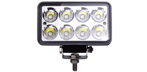 FAROL AUXILIAR TARPONN RETANGULAR 8 LED 24W 60V 6000K