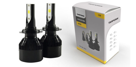 KIT LAMPADA SUPER LED CYBER H8 36W 3200LM 6000K IP 65 12V