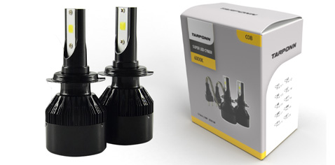 KIT LAMPADA SUPER LED CYBER H16 36W 3200LM 6000K IP 65 12V