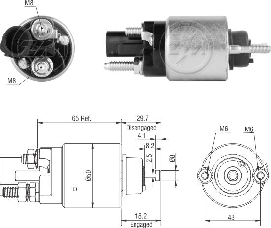 AUTOMATICO PT DENSO VW FOX GOL GOLF SAVEIRO UP VOYAGE 13> 12V M8